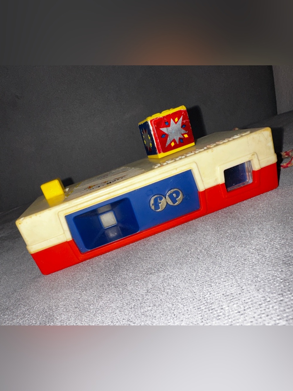 Vintage 1974 Fisher-Price Pocket Camera #464 A Trip to the Zoo Toy - Working!